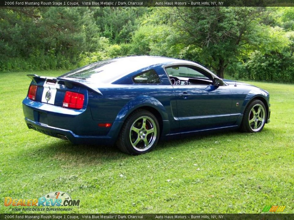 2006 Ford Mustang Roush Stage 1 Coupe Vista Blue Metallic / Dark Charcoal Photo #5