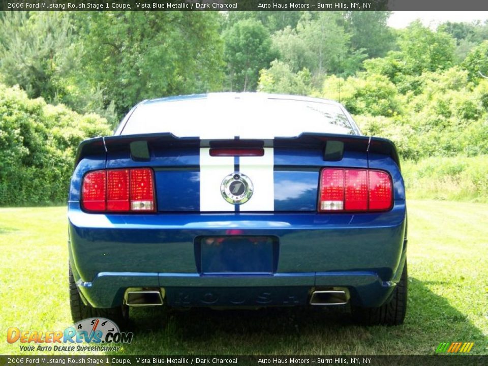 2006 Ford Mustang Roush Stage 1 Coupe Vista Blue Metallic / Dark Charcoal Photo #6
