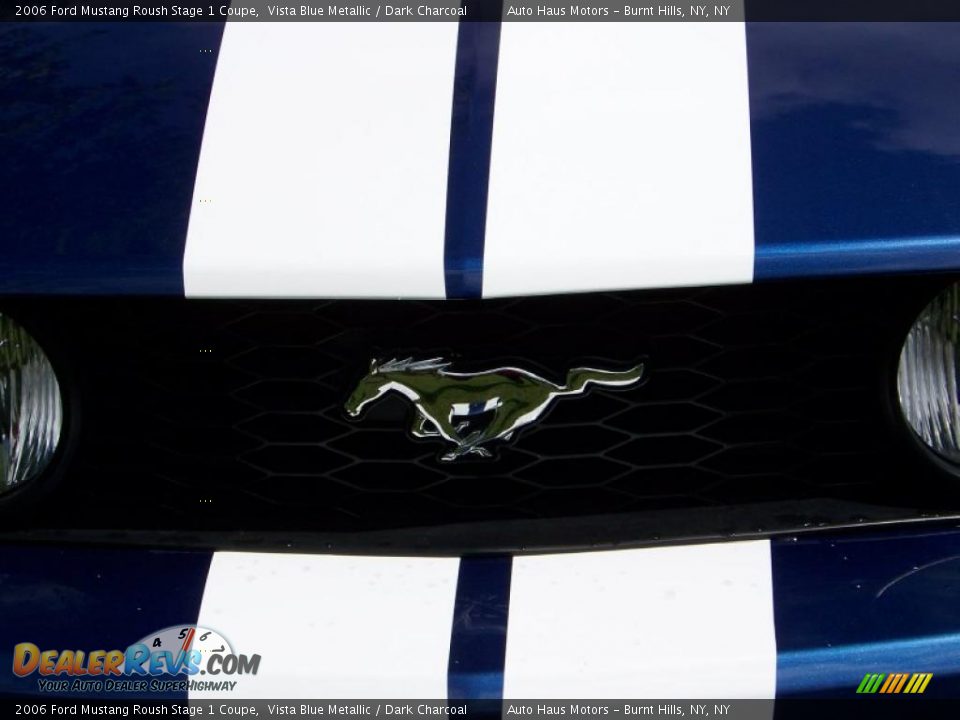 2006 Ford Mustang Roush Stage 1 Coupe Vista Blue Metallic / Dark Charcoal Photo #12