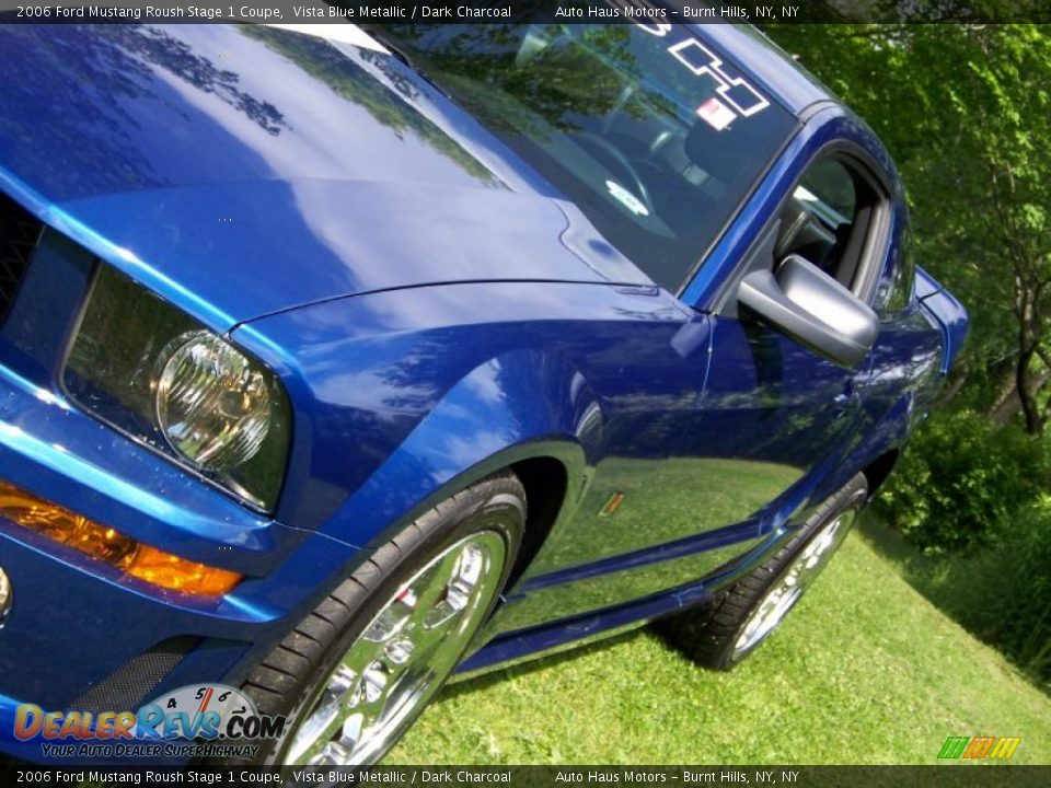 2006 Ford Mustang Roush Stage 1 Coupe Vista Blue Metallic / Dark Charcoal Photo #13