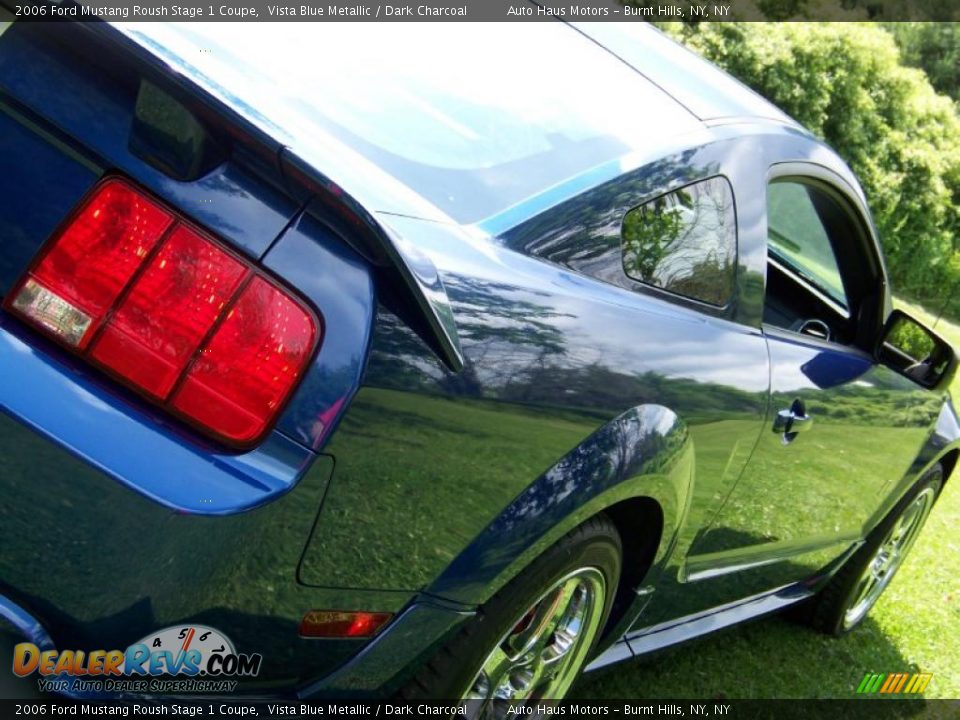2006 Ford Mustang Roush Stage 1 Coupe Vista Blue Metallic / Dark Charcoal Photo #15