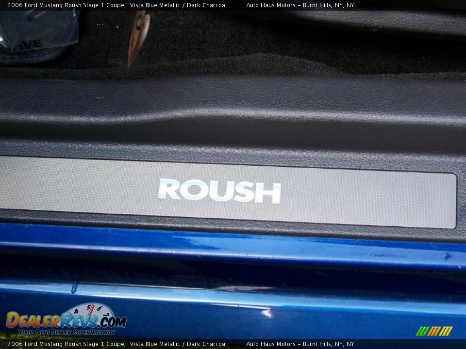 2006 Ford Mustang Roush Stage 1 Coupe Vista Blue Metallic / Dark Charcoal Photo #30