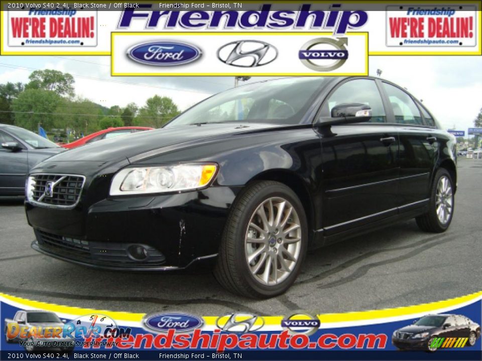 2010 Volvo S40 2.4i Black Stone / Off Black Photo #1