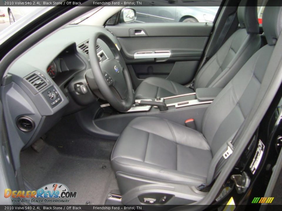 2010 Volvo S40 2.4i Black Stone / Off Black Photo #3