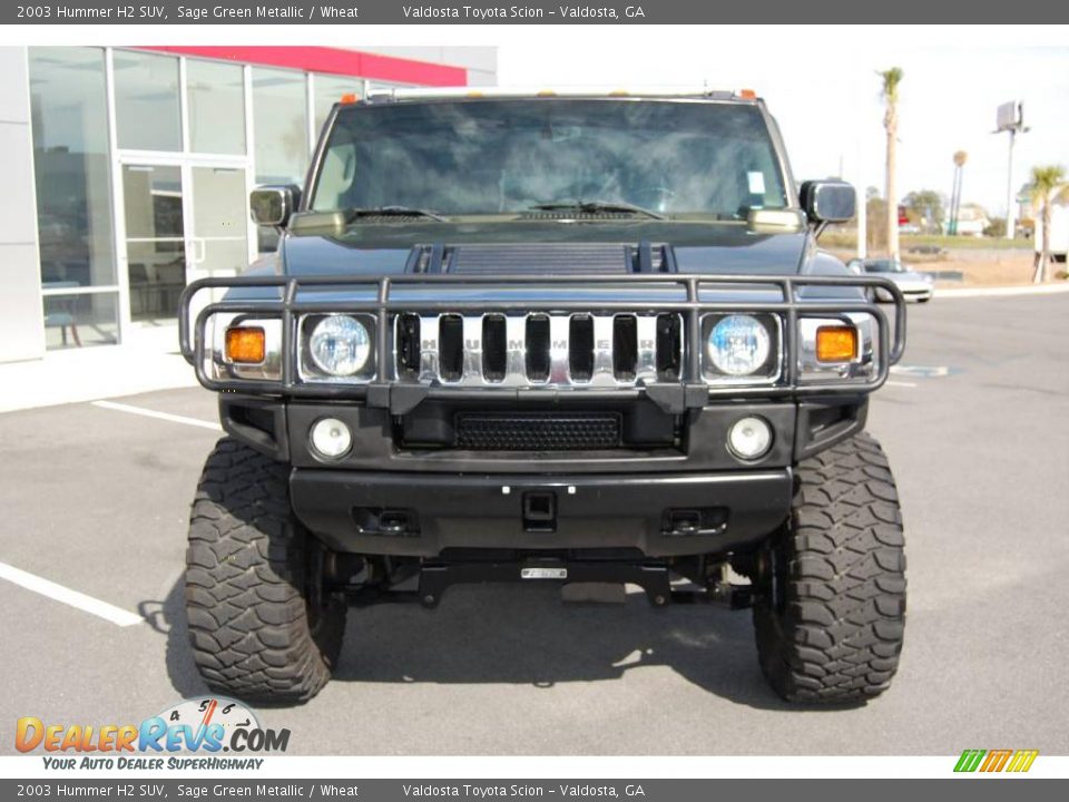 2003 Hummer H2 SUV Sage Green Metallic / Wheat Photo #2