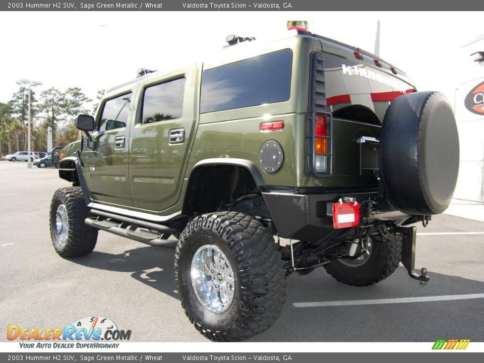 2003 Hummer H2 SUV Sage Green Metallic / Wheat Photo #6