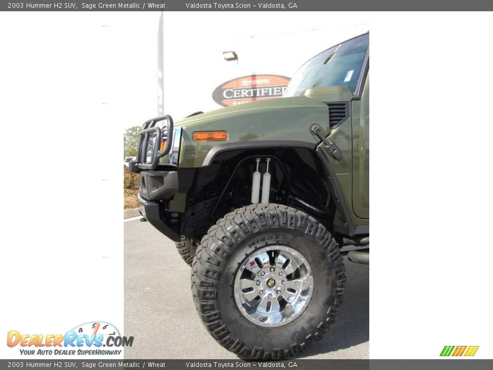 2003 Hummer H2 SUV Sage Green Metallic / Wheat Photo #8