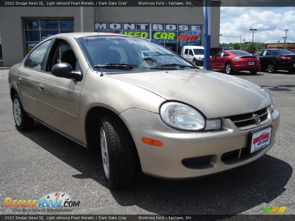 2002 Dodge Neon SE Light Almond Pearl Metallic / Dark Slate Gray Photo #7