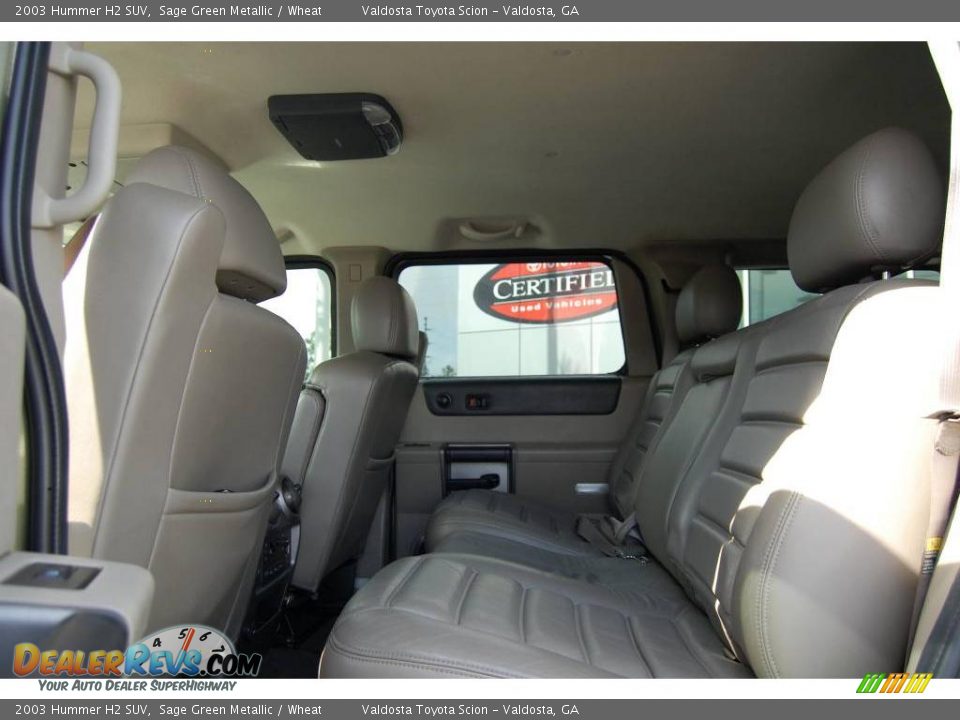 2003 Hummer H2 SUV Sage Green Metallic / Wheat Photo #29