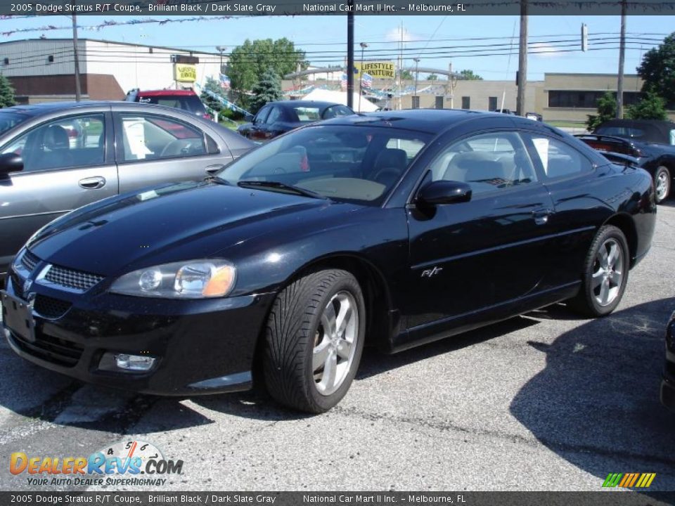 2005 Dodge Stratus R/T Coupe Brilliant Black / Dark Slate Gray Photo #1