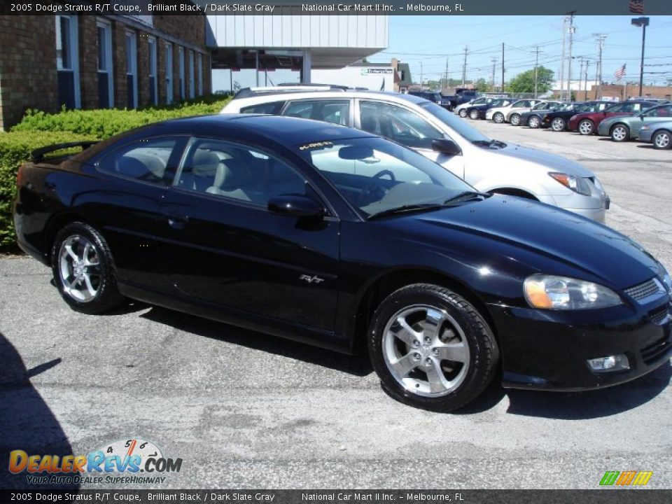 2005 Dodge Stratus R/T Coupe Brilliant Black / Dark Slate Gray Photo #3