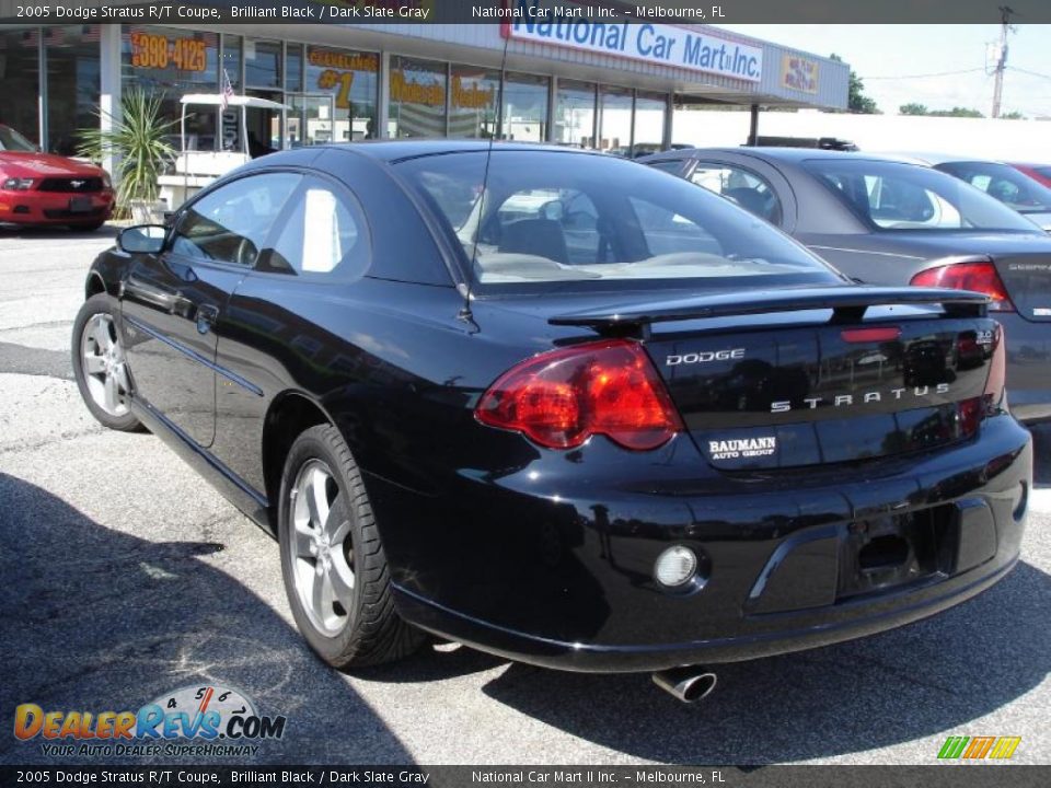 2005 Dodge Stratus R/T Coupe Brilliant Black / Dark Slate Gray Photo #5