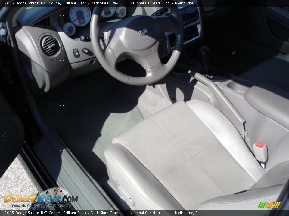 2005 Dodge Stratus R/T Coupe Brilliant Black / Dark Slate Gray Photo #6