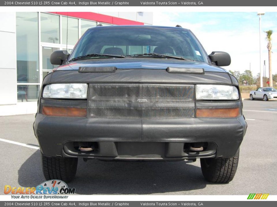 2004 Chevrolet S10 LS ZR5 Crew Cab 4x4 Indigo Blue Metallic / Graphite Photo #2