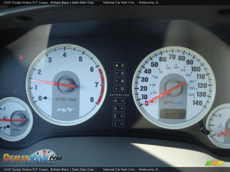 2005 Dodge Stratus R/T Coupe Brilliant Black / Dark Slate Gray Photo #11