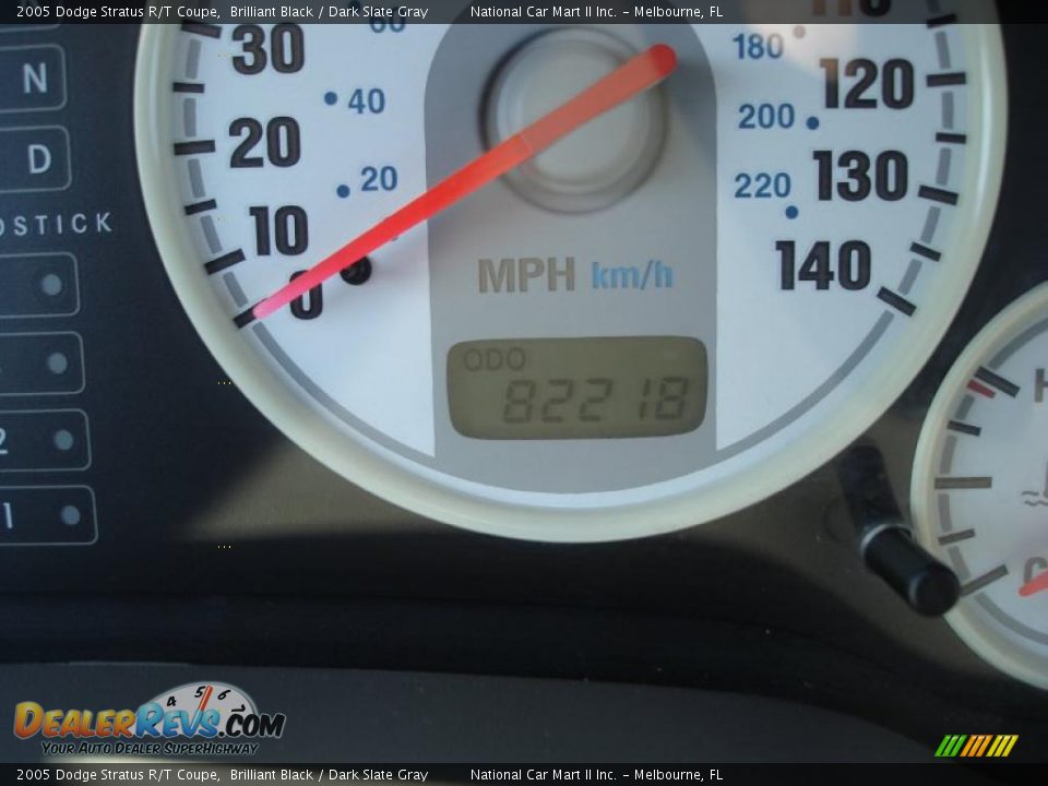 2005 Dodge Stratus R/T Coupe Brilliant Black / Dark Slate Gray Photo #12