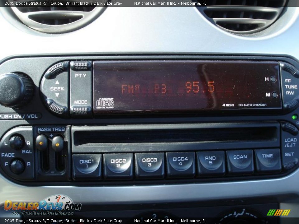 2005 Dodge Stratus R/T Coupe Brilliant Black / Dark Slate Gray Photo #13