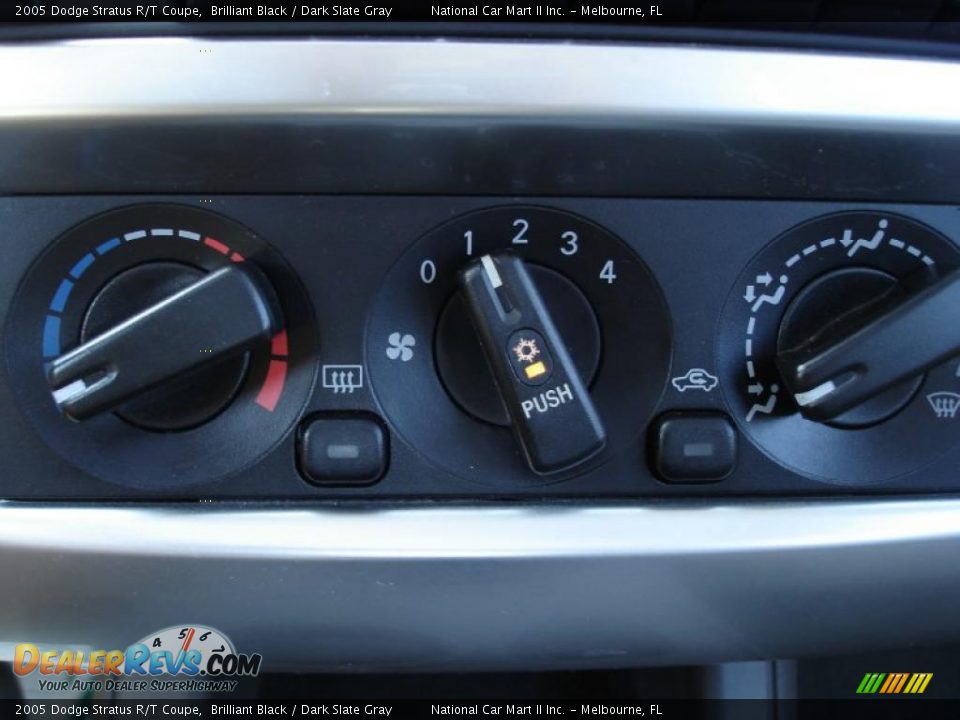 2005 Dodge Stratus R/T Coupe Brilliant Black / Dark Slate Gray Photo #14