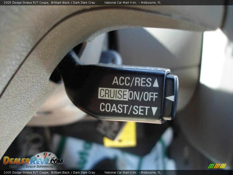 2005 Dodge Stratus R/T Coupe Brilliant Black / Dark Slate Gray Photo #19