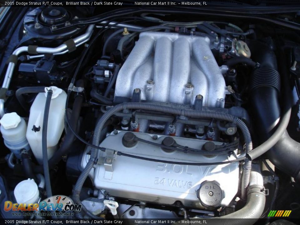 2005 Dodge Stratus R/T Coupe Brilliant Black / Dark Slate Gray Photo #27