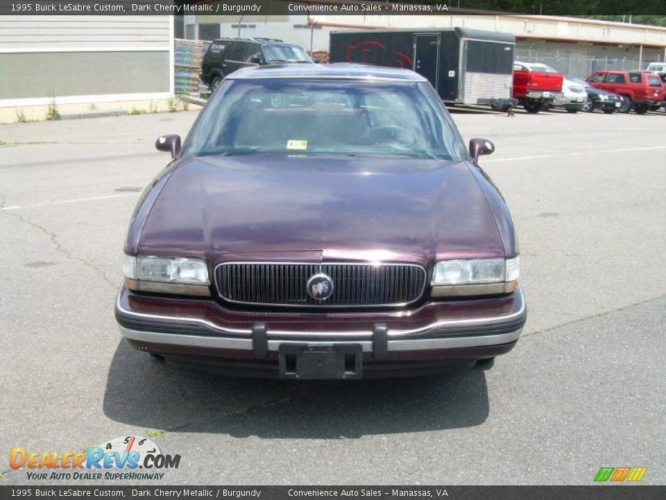 1995 Buick LeSabre Custom Dark Cherry Metallic / Burgundy Photo #3