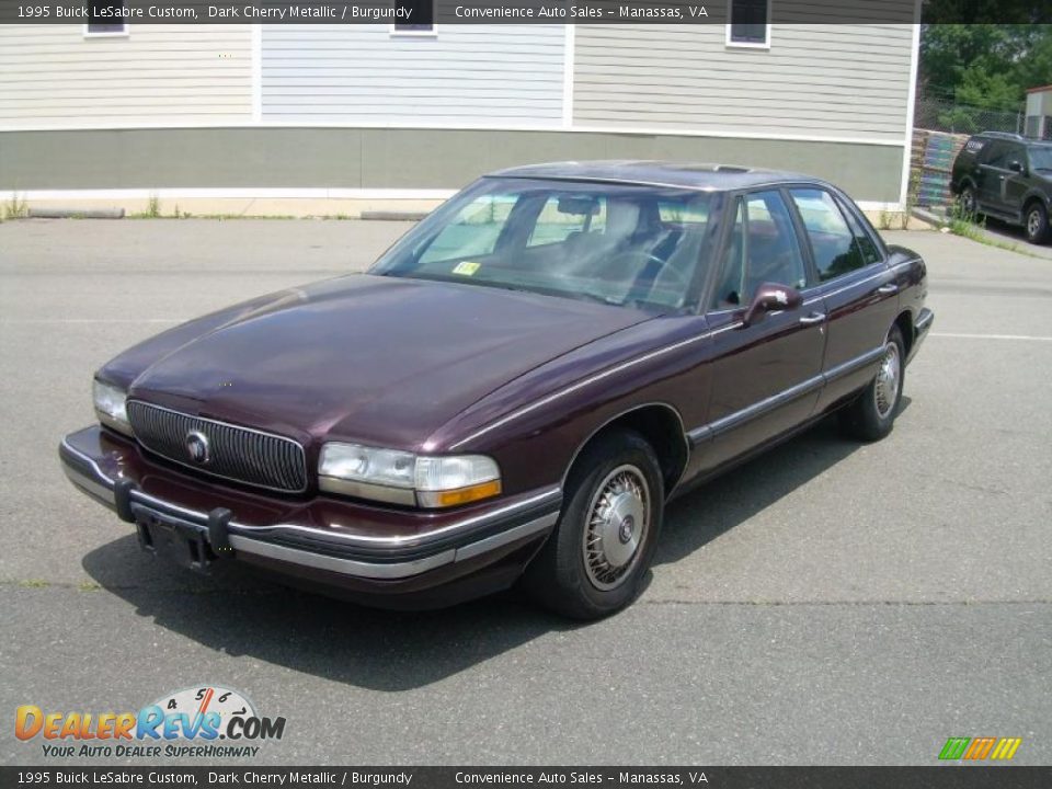 1995 Buick LeSabre Custom Dark Cherry Metallic / Burgundy Photo #4