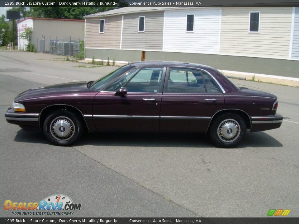 1995 Buick LeSabre Custom Dark Cherry Metallic / Burgundy Photo #5