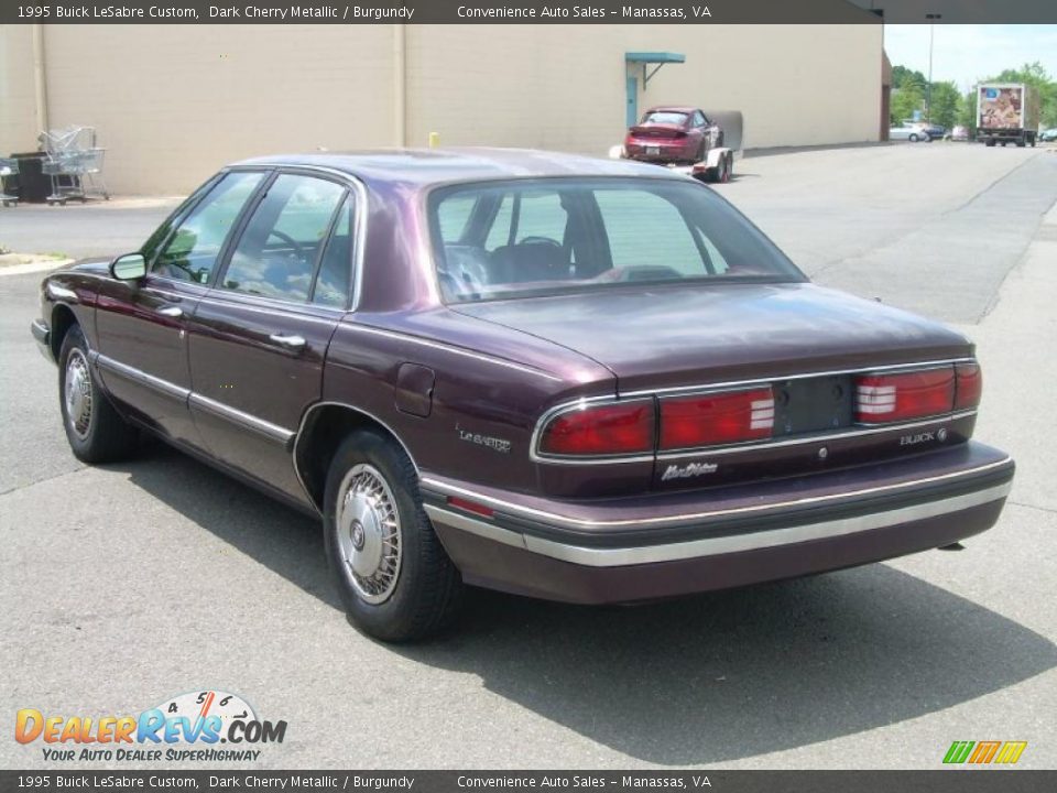 1995 Buick LeSabre Custom Dark Cherry Metallic / Burgundy Photo #6