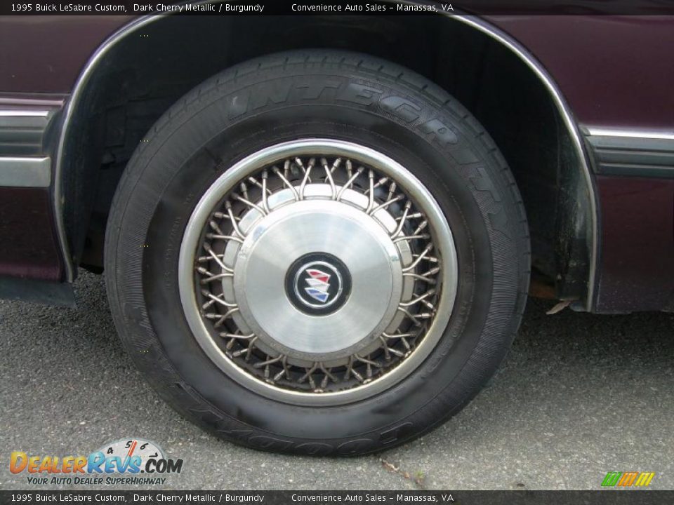 1995 Buick LeSabre Custom Dark Cherry Metallic / Burgundy Photo #12