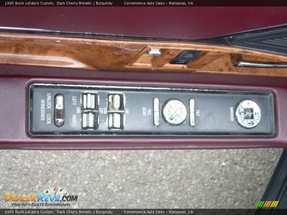 1995 Buick LeSabre Custom Dark Cherry Metallic / Burgundy Photo #14