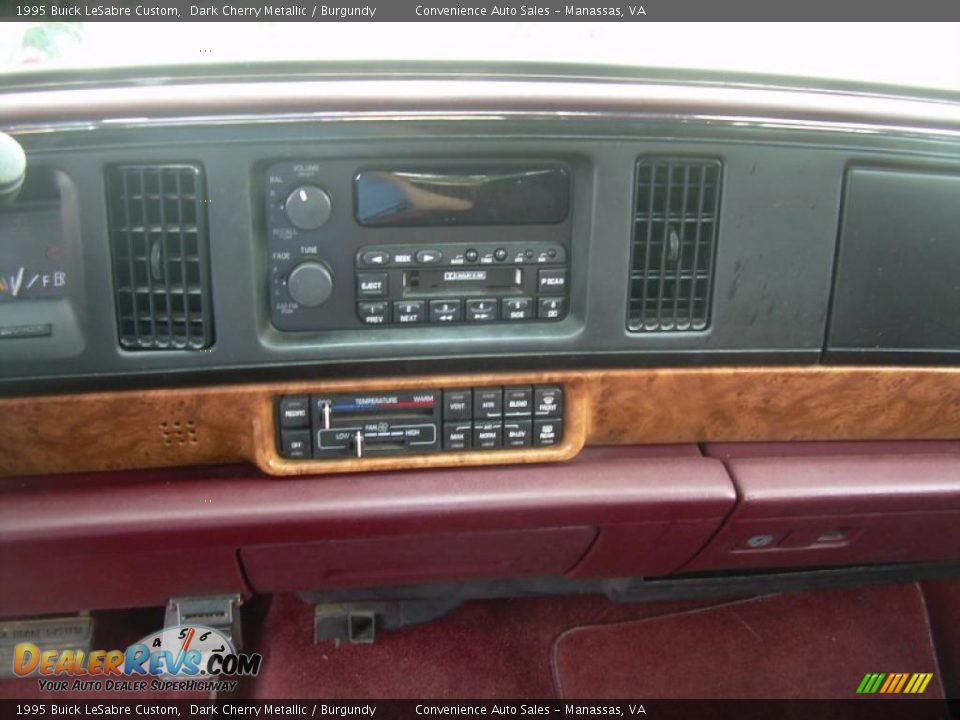 1995 Buick LeSabre Custom Dark Cherry Metallic / Burgundy Photo #15