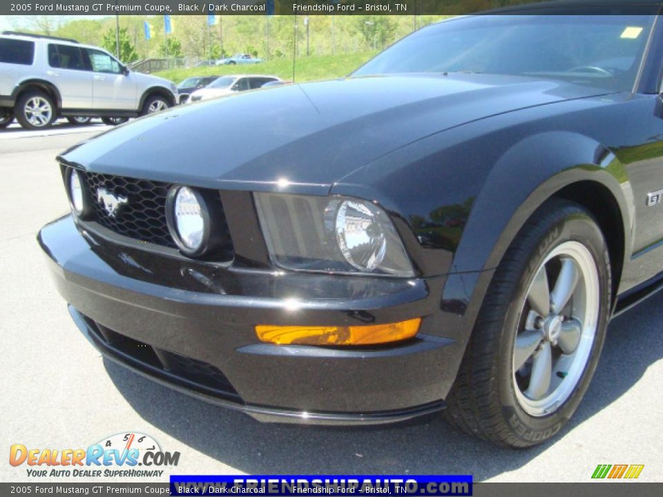 2005 Ford Mustang GT Premium Coupe Black / Dark Charcoal Photo #9
