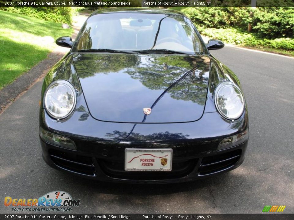 2007 Porsche 911 Carrera Coupe Midnight Blue Metallic / Sand Beige Photo #2