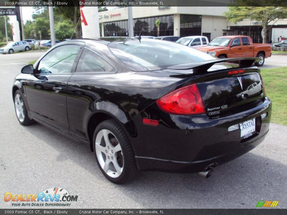 2009 Pontiac G5 GT Black / Ebony Photo #3