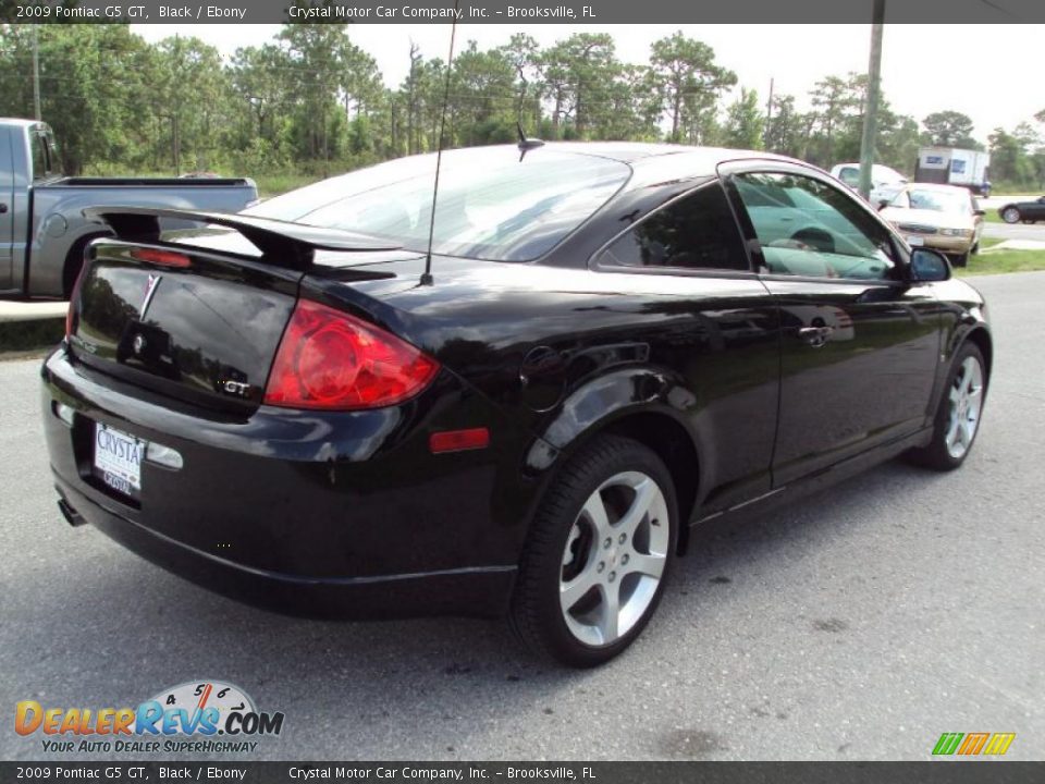 2009 Pontiac G5 GT Black / Ebony Photo #8