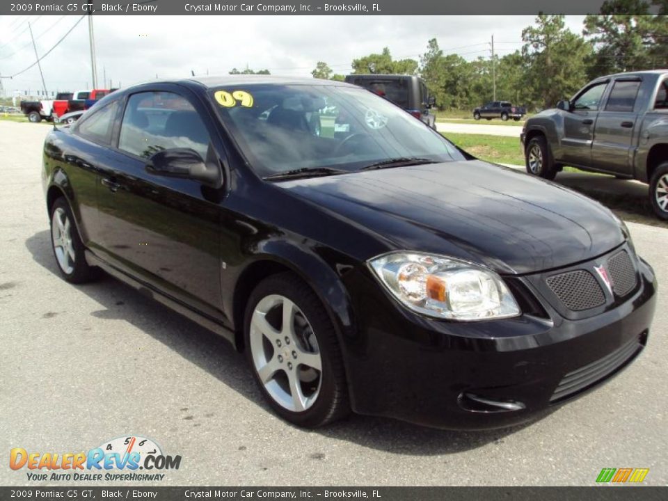 2009 Pontiac G5 GT Black / Ebony Photo #10