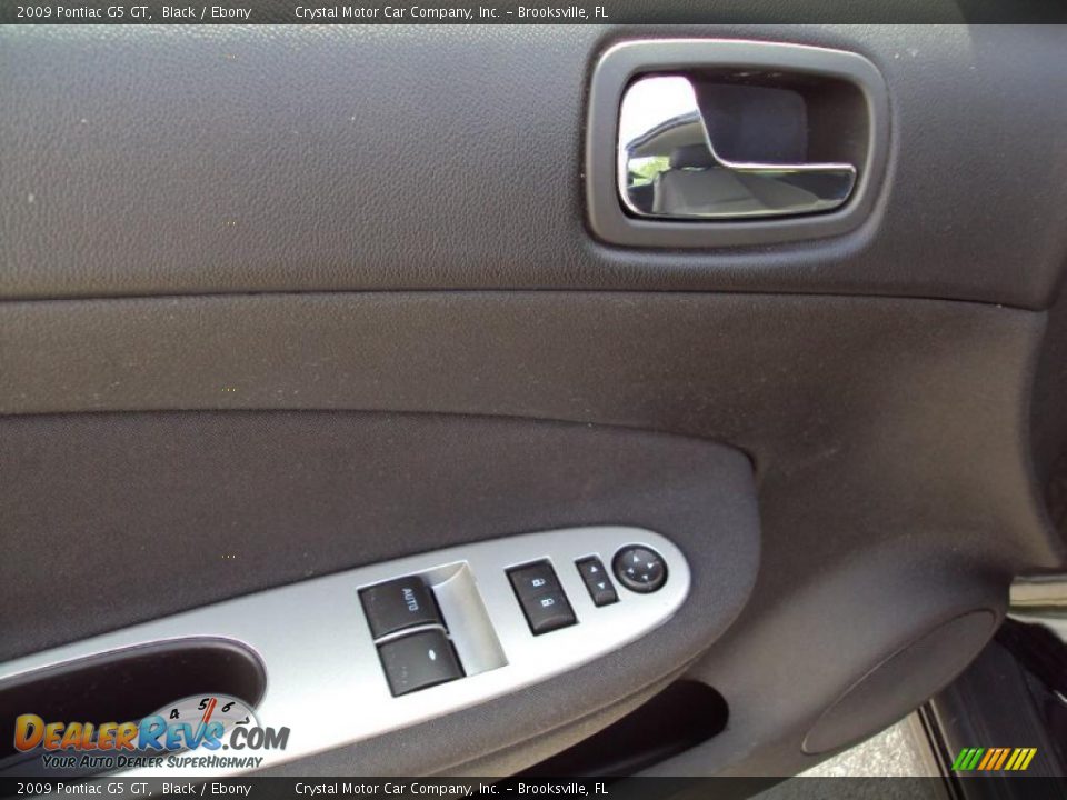 2009 Pontiac G5 GT Black / Ebony Photo #16