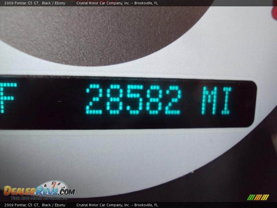 2009 Pontiac G5 GT Black / Ebony Photo #17