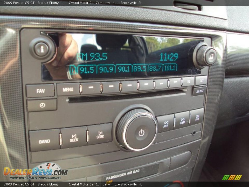 2009 Pontiac G5 GT Black / Ebony Photo #18