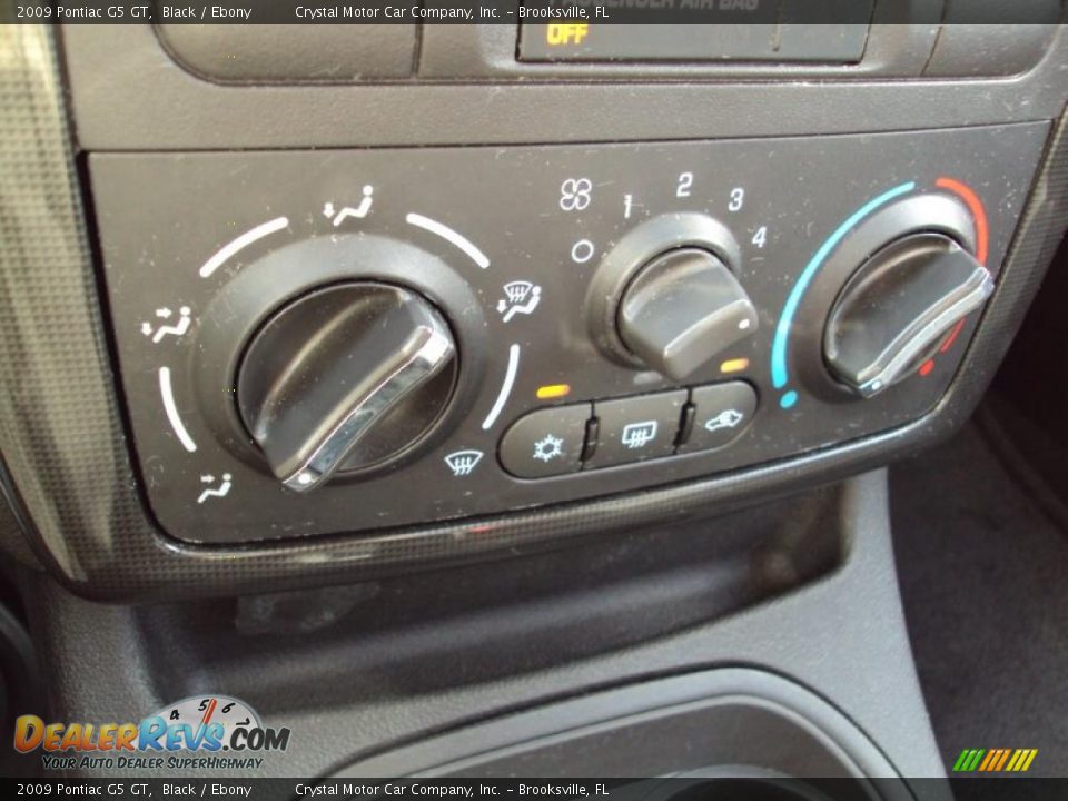 2009 Pontiac G5 GT Black / Ebony Photo #19