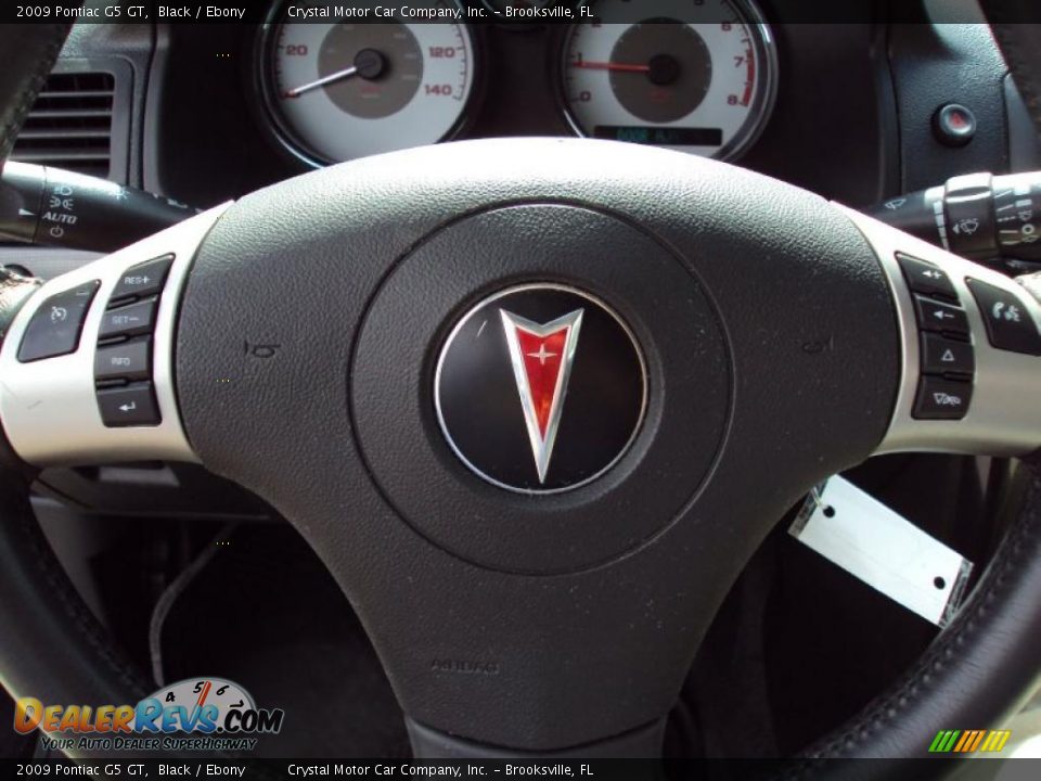 2009 Pontiac G5 GT Black / Ebony Photo #20
