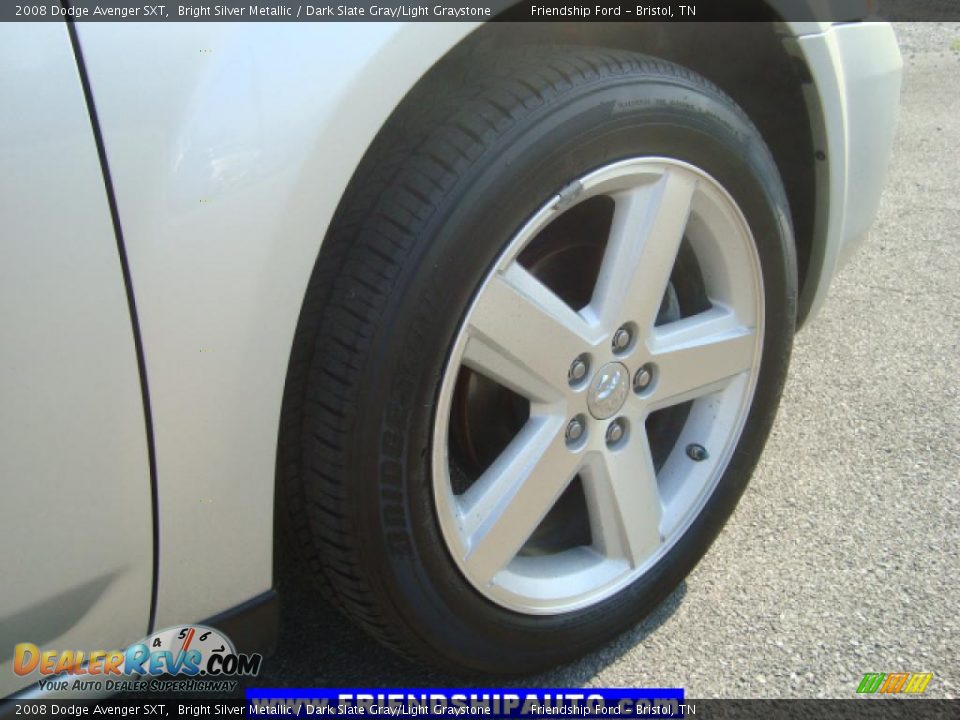 2008 Dodge Avenger SXT Bright Silver Metallic / Dark Slate Gray/Light Graystone Photo #16