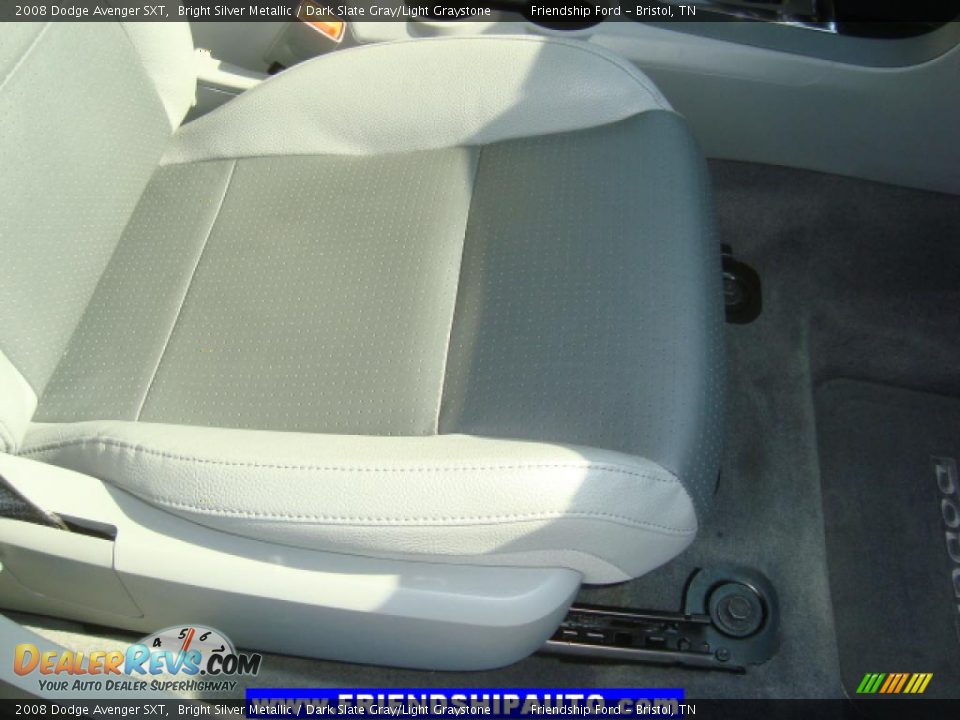2008 Dodge Avenger SXT Bright Silver Metallic / Dark Slate Gray/Light Graystone Photo #17