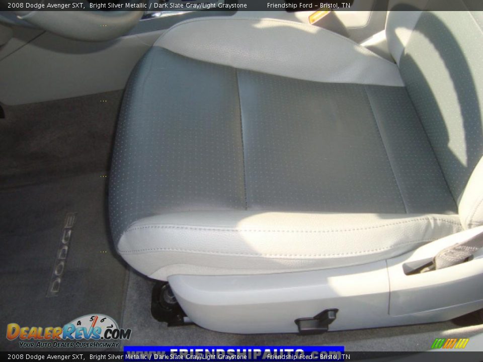 2008 Dodge Avenger SXT Bright Silver Metallic / Dark Slate Gray/Light Graystone Photo #20