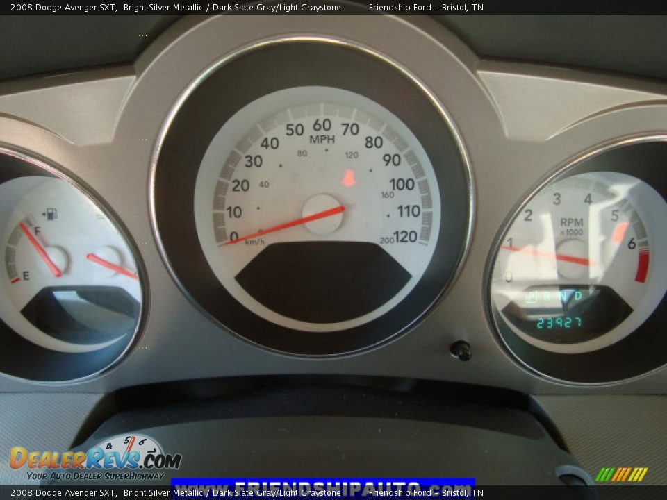 2008 Dodge Avenger SXT Bright Silver Metallic / Dark Slate Gray/Light Graystone Photo #21