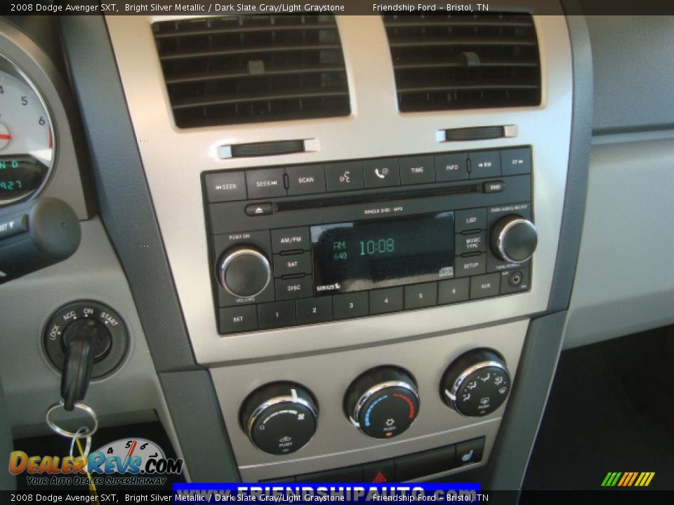 2008 Dodge Avenger SXT Bright Silver Metallic / Dark Slate Gray/Light Graystone Photo #22