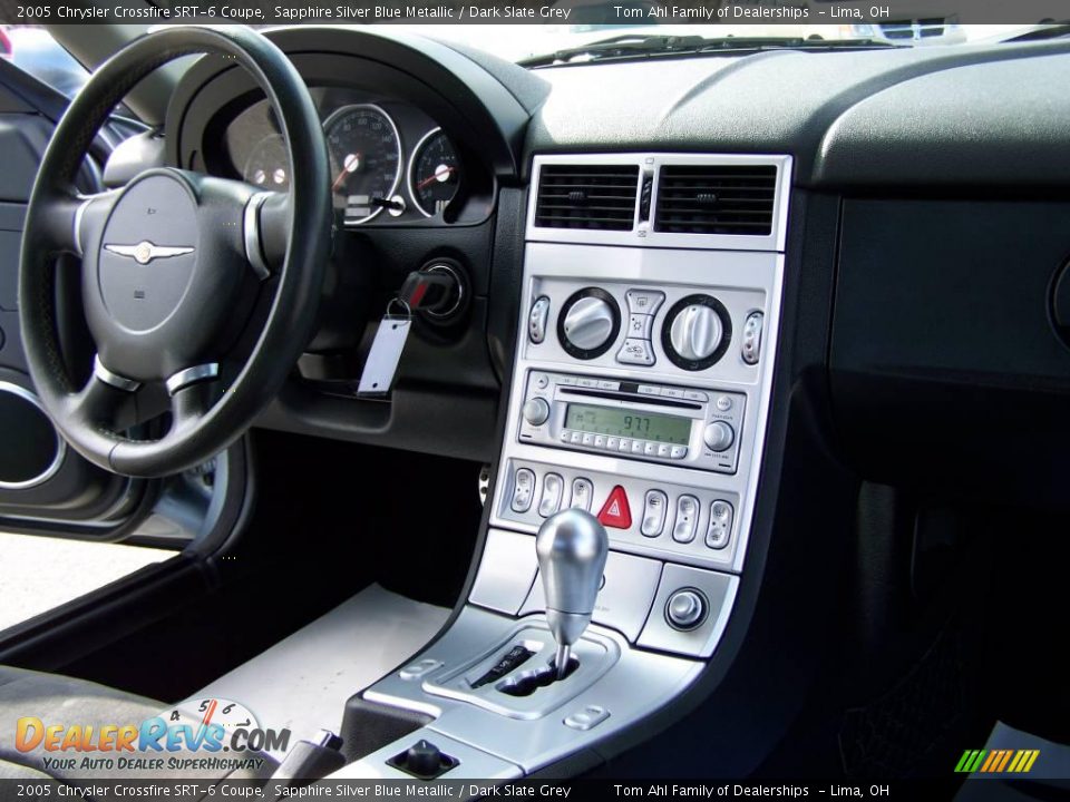 2005 Chrysler Crossfire SRT-6 Coupe Sapphire Silver Blue Metallic / Dark Slate Grey Photo #14