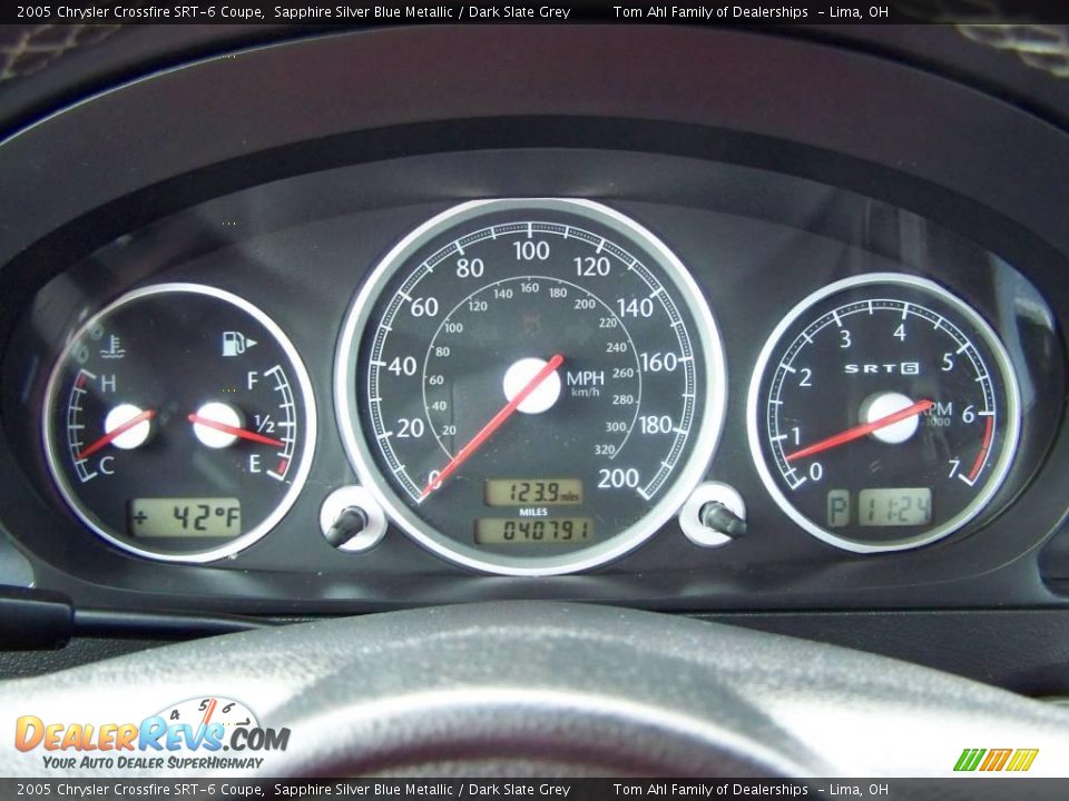 2005 Chrysler Crossfire SRT-6 Coupe Gauges Photo #16