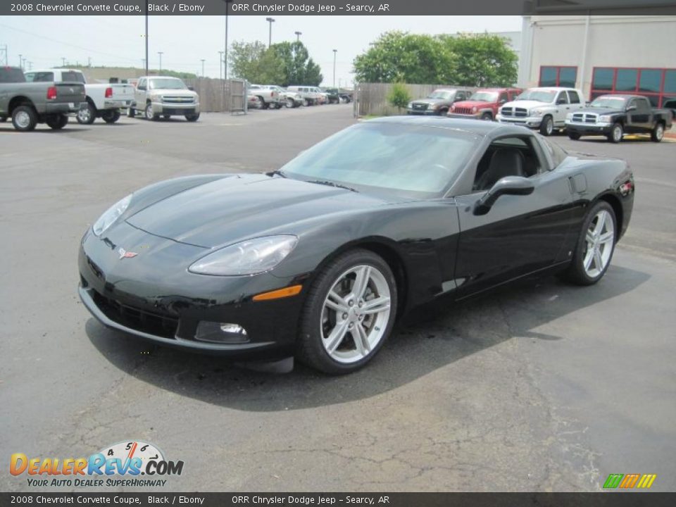 2008 Chevrolet Corvette Coupe Black / Ebony Photo #1