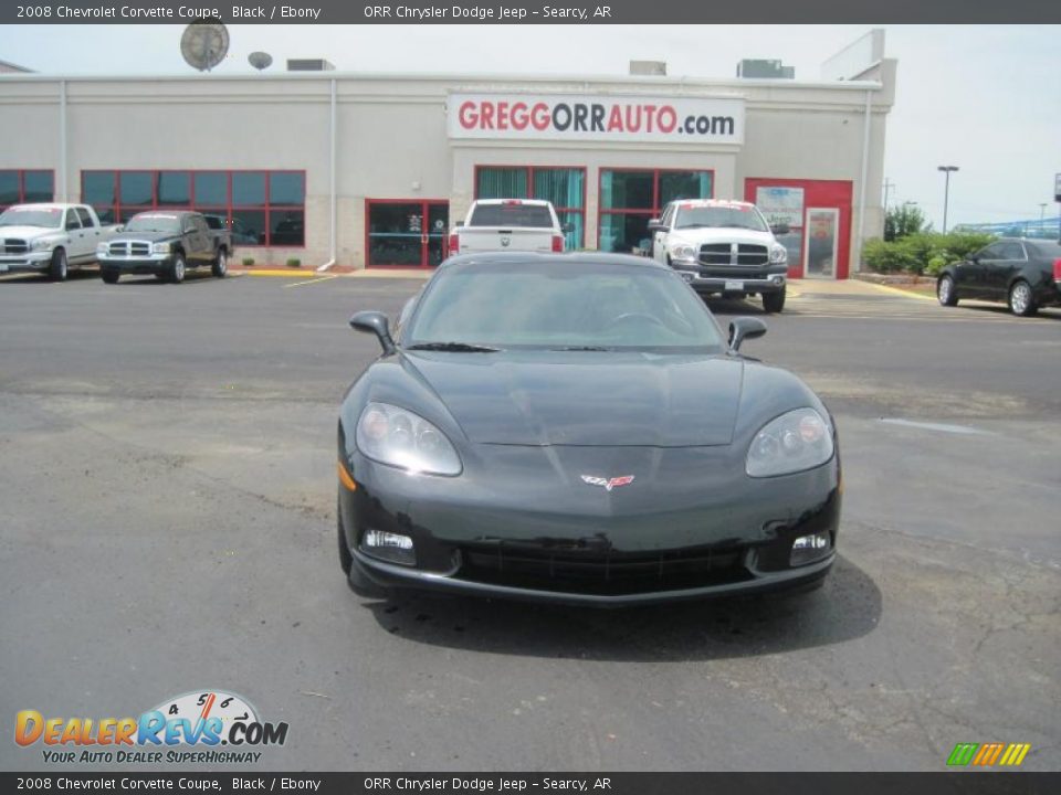 2008 Chevrolet Corvette Coupe Black / Ebony Photo #2